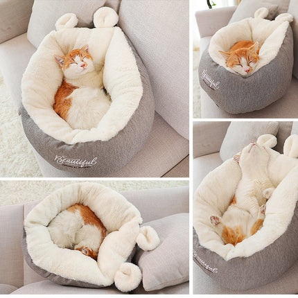 Pet Dog Bed Warming Soft Sleeping Bag Cushion Puppy Kennel