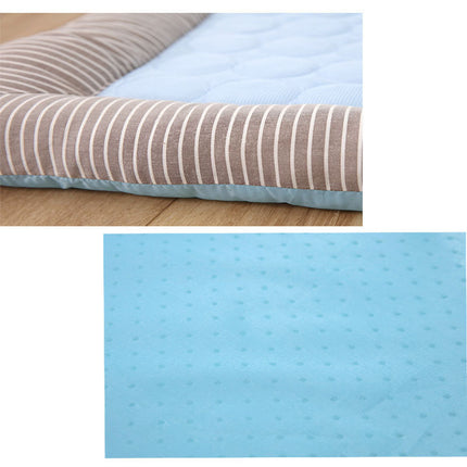 Pet Cooling Pad Bed For Dogs Cats Puppy Kitten Cool Mat Pet Blanket Ice Silk Material Soft For Summer Sleeping  Blue Breathable