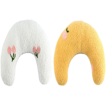 Little Pillow For Cats Fashion Neck Protector Deep Sleep Puppy U-Shaped Pillow Pets Pillow Kitten Headrest Dog Sleeping Pillow Pet Products